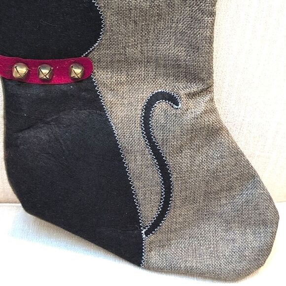 Giftcraft Cat Christmas Stocking NWT - Picture 5 of 9